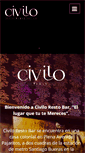 Mobile Screenshot of civilorestobar.cl