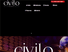 Tablet Screenshot of civilorestobar.cl